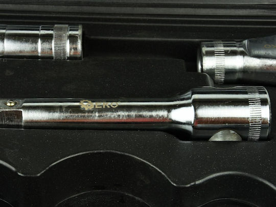 Geko Ratchet with Socket Sets 1" & 3/4" 26 Pieces