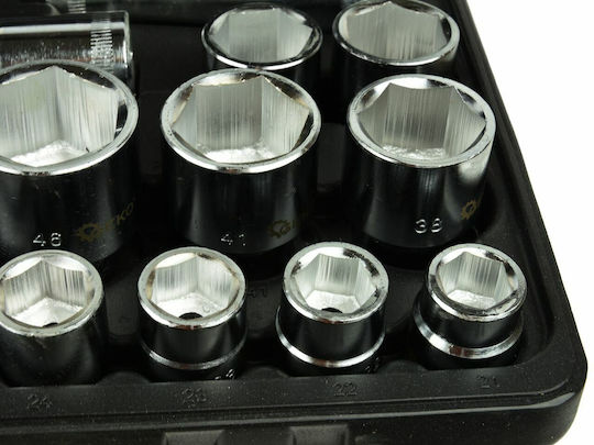 Geko Ratchet with Socket Sets 1" & 3/4" 26 Pieces