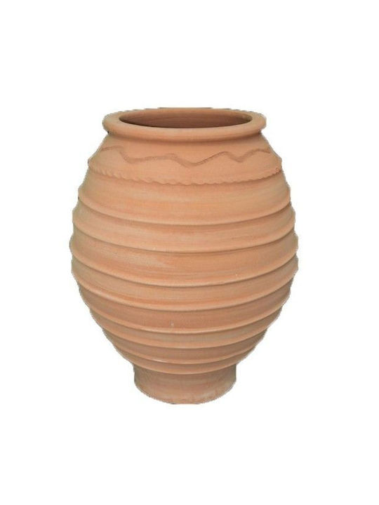 Kritika Ceramica Übertopf Keramik Braun 50x50x45εκ.