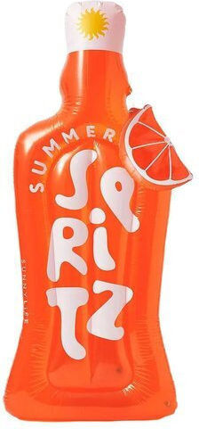 Sunnylife Sumper Spritz Pool-Luftmatratze und aufblasbares Fahrzeug Orange 200x70cm