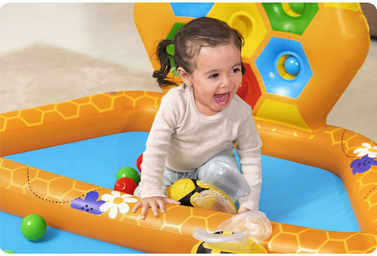 Bestway Φουσκωτό Lil' Beehive Baby Pool & Ball Pit για 2+ Ετών
