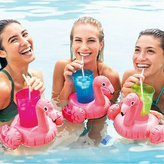 Intex Inflatable Drink Holder Flamingo Pink 3pcs