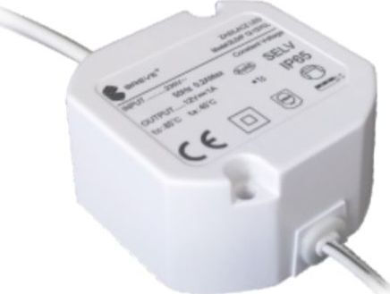 Breve Τροφοδοτικό LED Στεγανό IP65 Ισχύος 20W με Τάση Εξόδου 12V