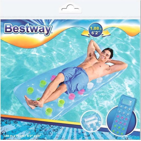 Bestway Inflatable Sea Mattress Light Blue 188x71cm