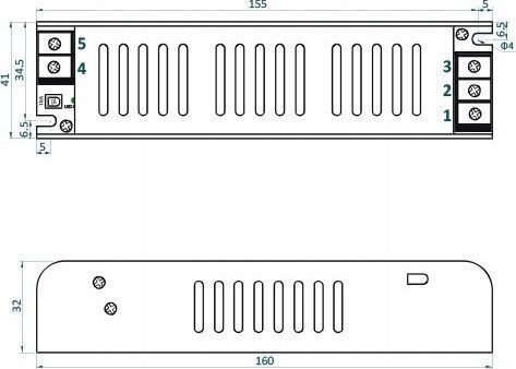 Adls-80-12 Power Supply Adler Adls Power Supplies Adlsx Adler Slim Metal Case