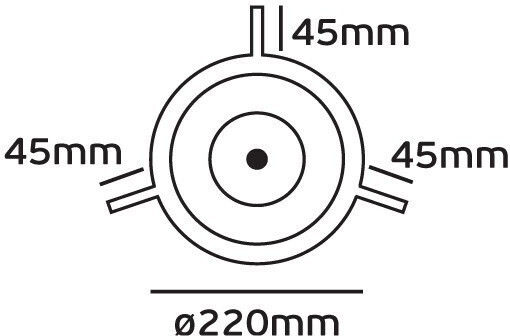 VK Lighting Mounting Bracket for Lighting Fixtures White 22140-001128