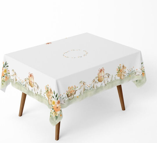 Easter Tablecloth 100% Cotton 140x220cm Club Cotton Londy