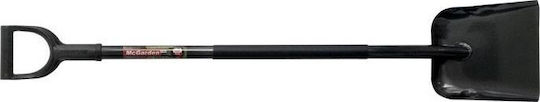 McGarden Sand Shovel with Shaft 124cm and Metal Handle