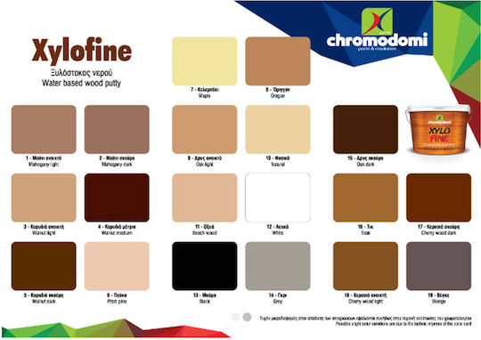 CHromodomi Xylofine Wood Putty Water Walnut 250gr
