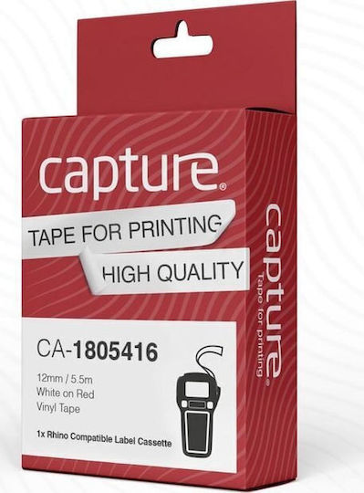 Capture Etikettenband in Weiß Farbe 1Stück