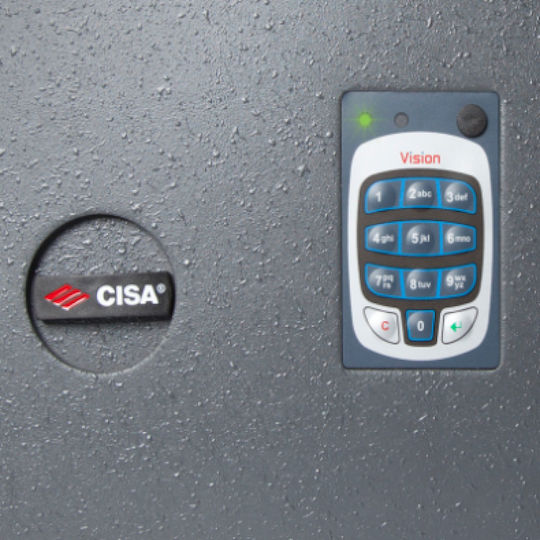 Cisa 82750 Tresor mit digitalem Schloss Abmessungen H42xB45xH55cm mit Gewicht 69.4kg 1.82750.85.0