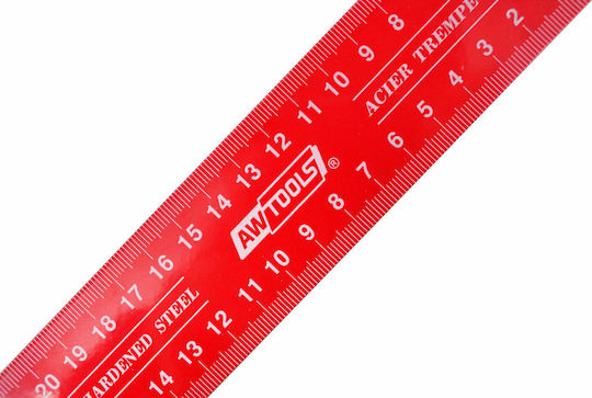 AWTools Геометричен Инструмент За Дърводелци От Стомана Дължина 35см