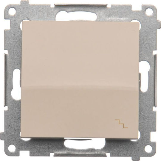Kontakt-Simon Wall Push Staircase Button Beige DW6.01/41