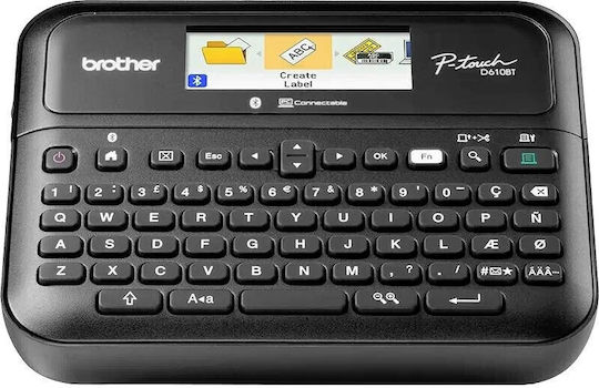 Brother P-touch Ετικετογράφος Χειρός σε Μαύρο Χρώμα