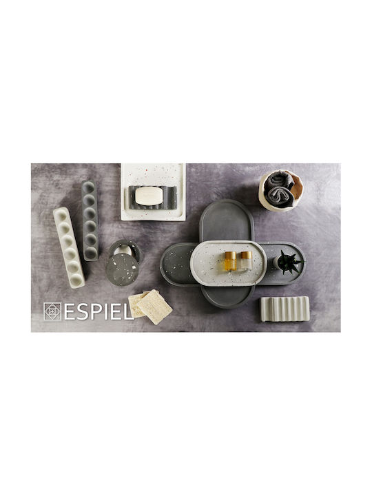 Espiel Επιτραπέζια Σαπουνοθήκη Τσιμεντένια Γκρι