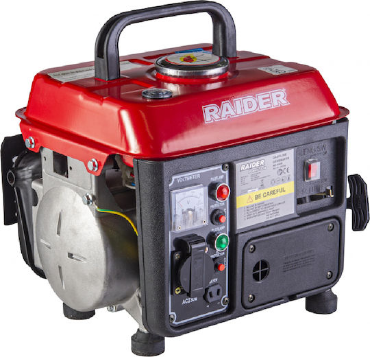 Raider RD-GG08 650W Silent Generator Suitcase Gasoline Two-stroke with Handle and Maximum Power 1.5kVA