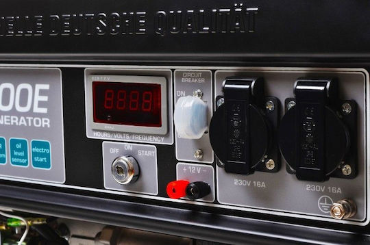 Könner & Söhnen Three-phase Generator Gasoline Four-stroke with Handle and Maximum Power 5kVA