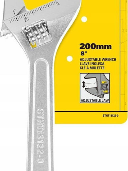 Stanley Γαλλικό Κλειδί Μήκους 200mm με Άνοιγμα Σιαγόνων έως 24mm