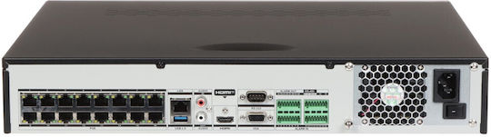 Acusense 4k Nvr Total 32 Channels Max 12mp 16 Poe Ports Alarm 1.5u Hikvision Ds-7732nxi-k4-16p