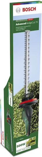 Bosch Advanced HedgeCut 70cm Ηλεκτρικό Μπορντουροψάλιδο 500W με Μήκος Λάμας 70cm
