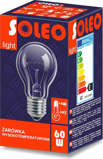 Helios Halogen Lamp for Socket E27 with Power 60W 230V