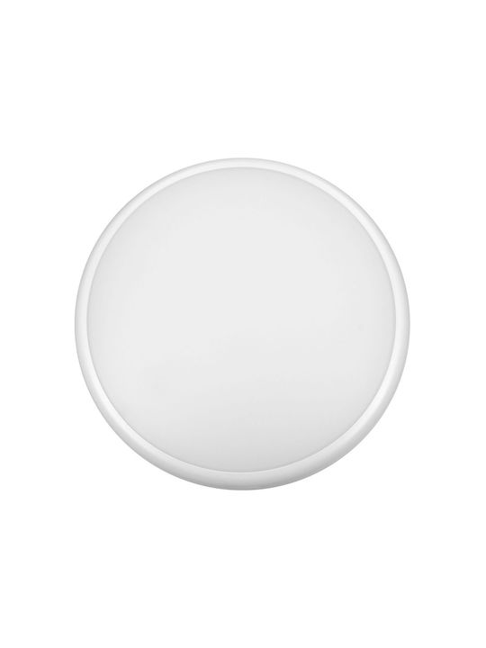 Orno Outdoor Ceiling Flush Mount with Integrated LED in White Color AD-PL-6091WLPM4