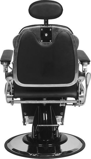 Gabbiano Barber Chair with Adjustable Height Black