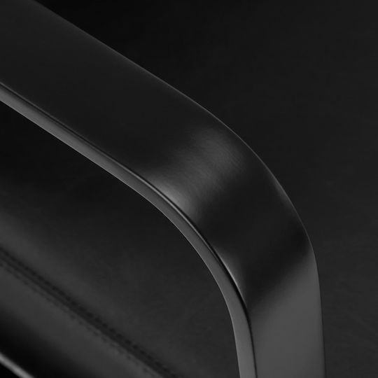 Activeshop Καρέκλα Κομμωτηρίου Μαύρη με Ρυθμιζόμενο Ύψος
