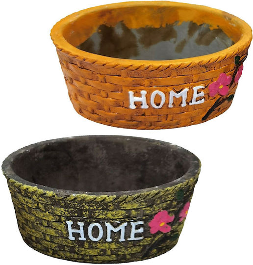 HOMie Ceramic Multicolour Plant Pots Set of 6