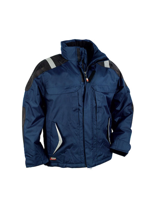 Cofra Cyclone Work Jacket Cold Navy Blue