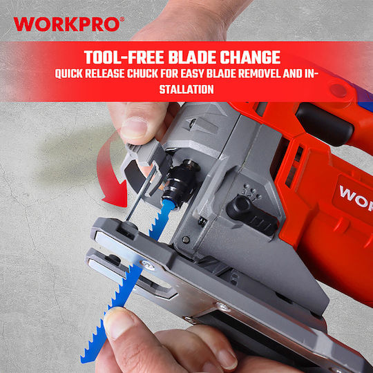 WorkPro WP471001CE Fierăstrău Reciprocant 750W