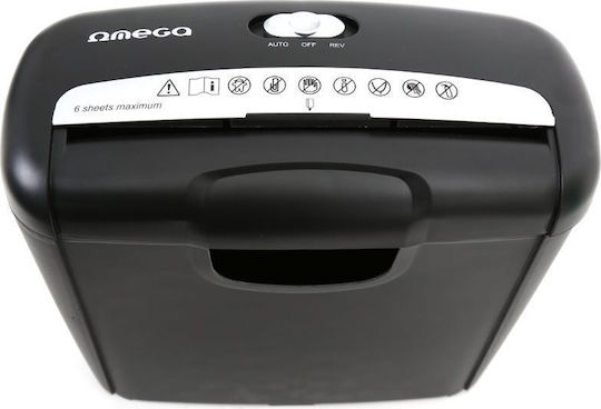 Omega Като-изтривач на документи ONP601S Рязане на ленти 6 Листа с кошница 7лт