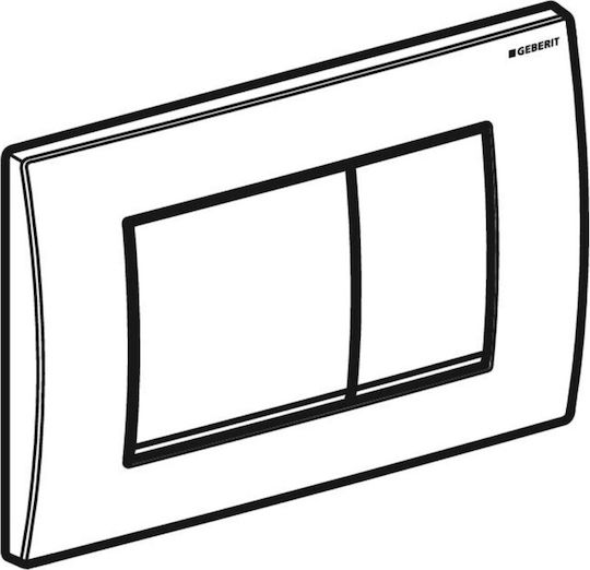 Geberit Delta 30 Flush Plate Dual Flush