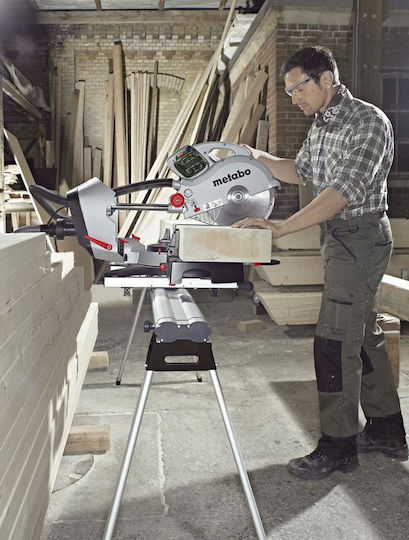 Metabo KGS315 Plus Φαλτσοπρίονο Ρεύματος 2200W Συρόμενο με Οδηγό Laser & Διάμετρο 315mm