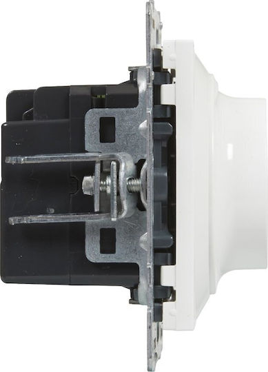 Legrand Suno Încastrat Comutator Cu Variator Fără Ramă LED Rotativ În Culoare Albă