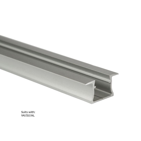 VK Lighting Алуминиев Профил за LED Лента 200x1.6x0.4см.