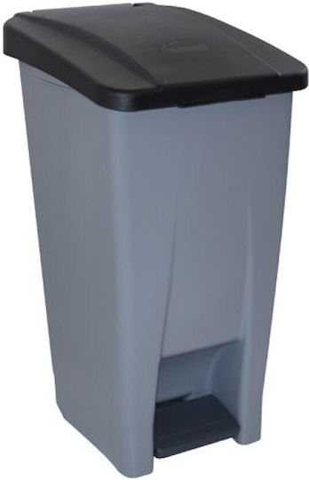 GTSA Plastic Waste Bin 60lt with Pedal Gray