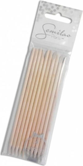 Semilac Wooden Cuticle Pusher 10pcs
