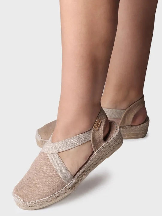 Verdi-v Women's Fabric Espadrilles Beige