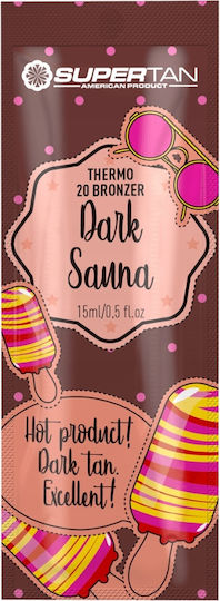 Supertan Dark Sauna 5x 15ml Силен Бронзант Термо + Подаръци
