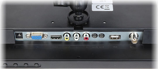 Monitor Συστημάτων CCTV Μαύρο TFT-12/CCTV
