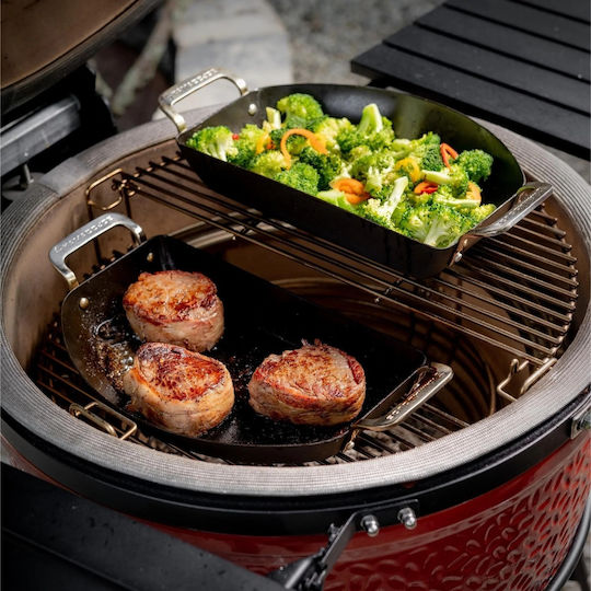 Karbon Steel Half-Moon Pan Set – Kamado Joe Kj15124822