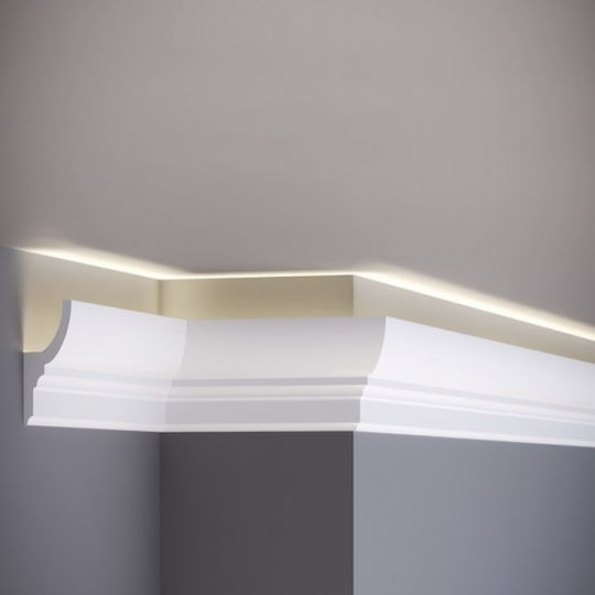 Decolux Фелизол Pelmet Полистирен Дебелина 4.1см 240x7.2см