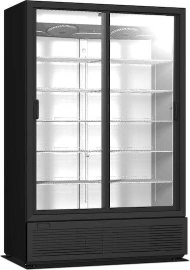 Crystal SA CRS 930 Ψυγείο Αναψυκτικών 1010lt Διπλό Υ205.9xΠ110xΒ71.6cm Black