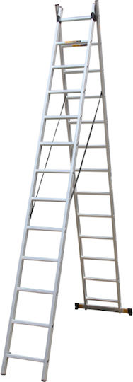 Prostep Aluminum Double Staircase 2x13