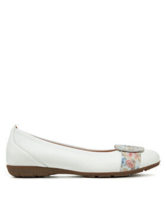 Damen Ballerinas in Weiß Farbe