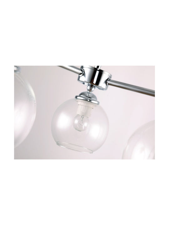 Agora Lighting Hängelampe Nova Kugel mit Fassung E27 50x50x40cm.