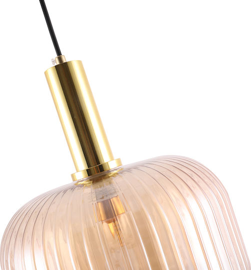 Agora Lighting Verstellbar Hängelampe Francesco Kugel mit Fassung E27 26x26x120cm.
