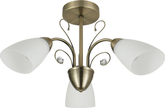Agora Lighting Таванно осветление Златист с Фасунга E27