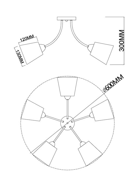 Agora Lighting Πλαφονιέρα Agora Lighting Πλαφονιέρα